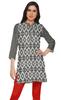 Moomaya Printed Side Slit Short Kurta Tunic For Women Summer Wear Ladies