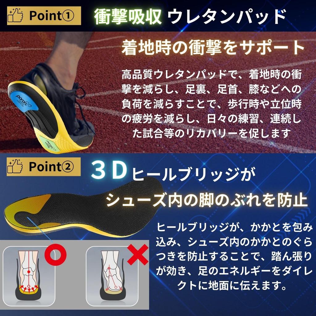 Insole Insole Burden On Feet and Beautiful Arch Shock Heel Sports Urethane Standing Posture Maintaining Beautiful Juniors for L [Reducing Posture]