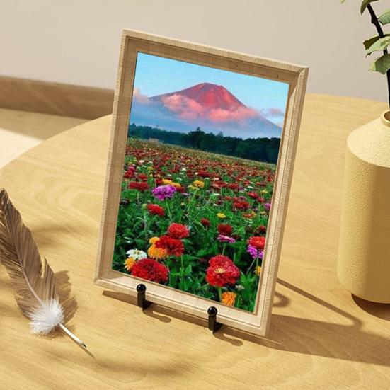 Metal Plate Display Stand Picture Frame Easel Tabletop Picture Stand Wire Easel for Display Photo Frame Book Sign Vinyl Record