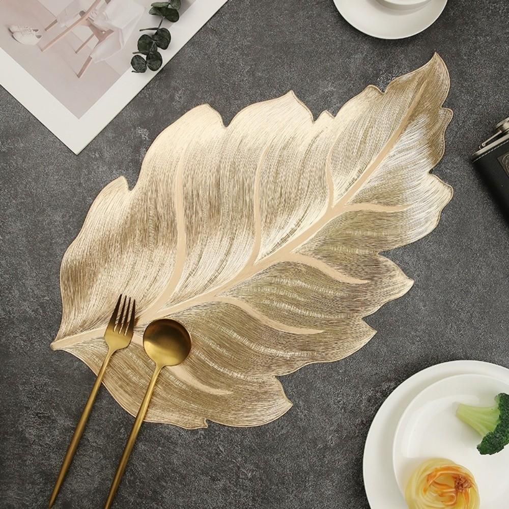 2Pcs Anti-stain PVC Table Mat Waterproof Decorative Table Mat Cup Coaster  Restaurant
