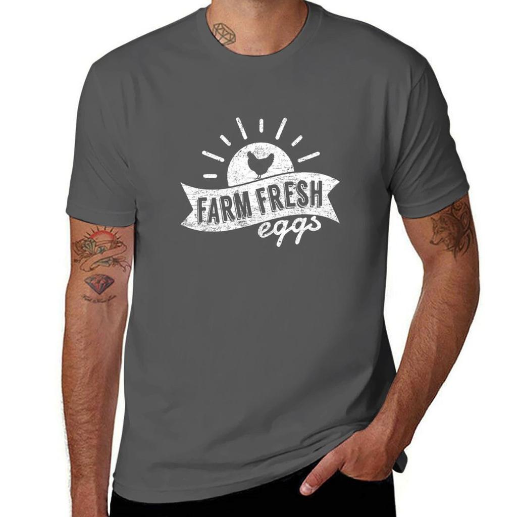 Farm Fresh Eggs Tshirt Classic Print Short Sleeve Shirt Tshirt