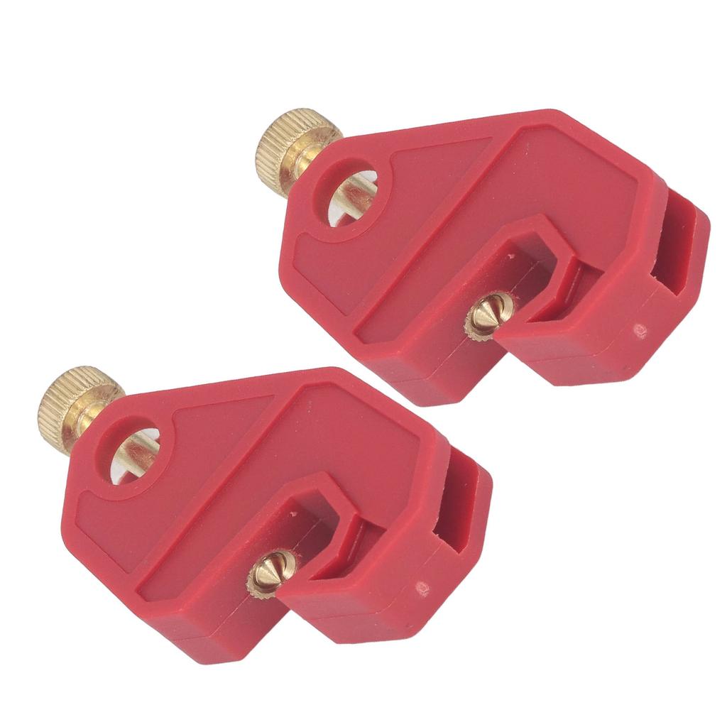 2 Pcs Circuit Breaker Lockout Device Nylon Insulated Safety Lock Universal Single Breaker Lockout