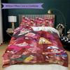 Ropa de cama con estampado de dibujos animados de Gravity Falls, Juego de colcha, Funda de colcha, Funda de almohada, Regalo de cumpleaños para el hogar (1*funda de edredón+2*fundas de almohada,sin relleno)XSJT0917563