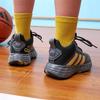 New Adidas OwnTheGame 2.0 K Anti Slip Wear Resistant Mid Top Children's Basketball Shoes Gray Black Kids' GZ3381