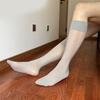 Men's Knee Highs Dress Socks Over the Calf Socks Business Work Socks Nylon Stockings Sheer Casual Socks Hosiery Gifts