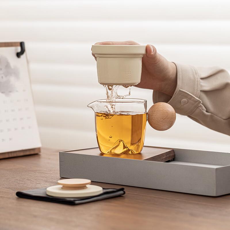 ZhuiJia Portable Ceramic Travel Tea Set