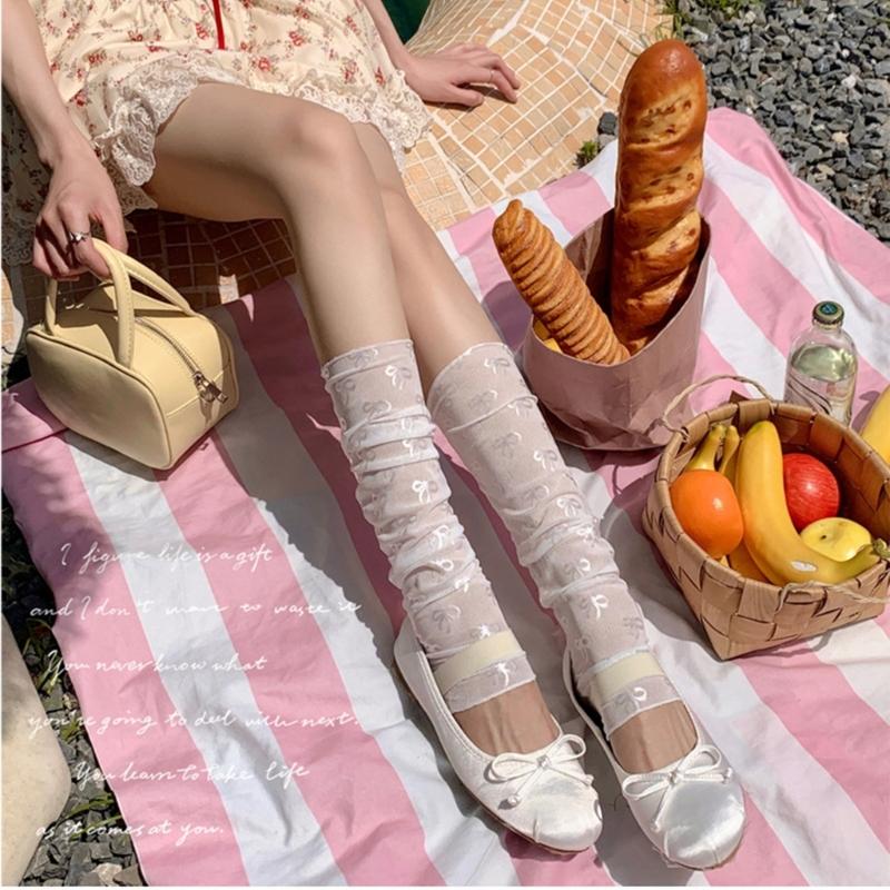 Womens Long Arm Leg Sleeves Ultrathin Lace Sun Protective Cooling Ice Silk Arm Leg Covers Fingerless Gloves Accessories
