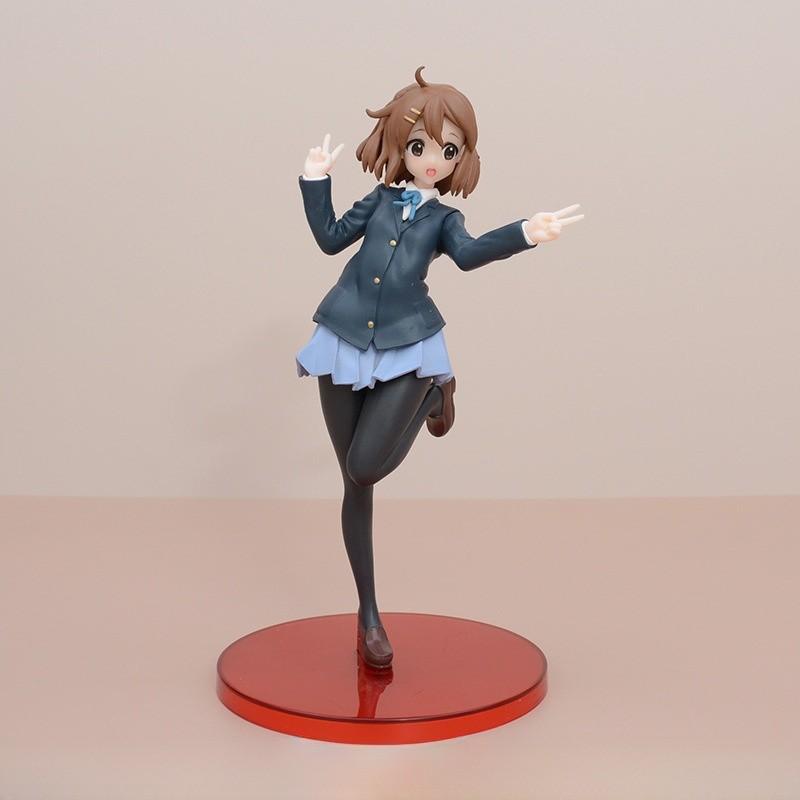 Anime K On Hirasawa Yui Akiyama Mio Model Pvc Figure Model With Standing Pose For Collectors And Fans