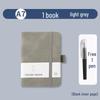 A7 Portable Leather Pocket Notebook with Elastic Band