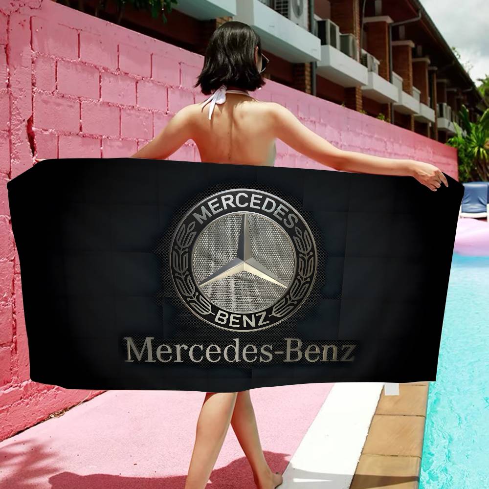 M-Mercedes-B-benz Big Microfiber Beach Towels Quick Dry Towel Sand Beach Towels Pool Towel for Travel Swim Pool Yoga PI8