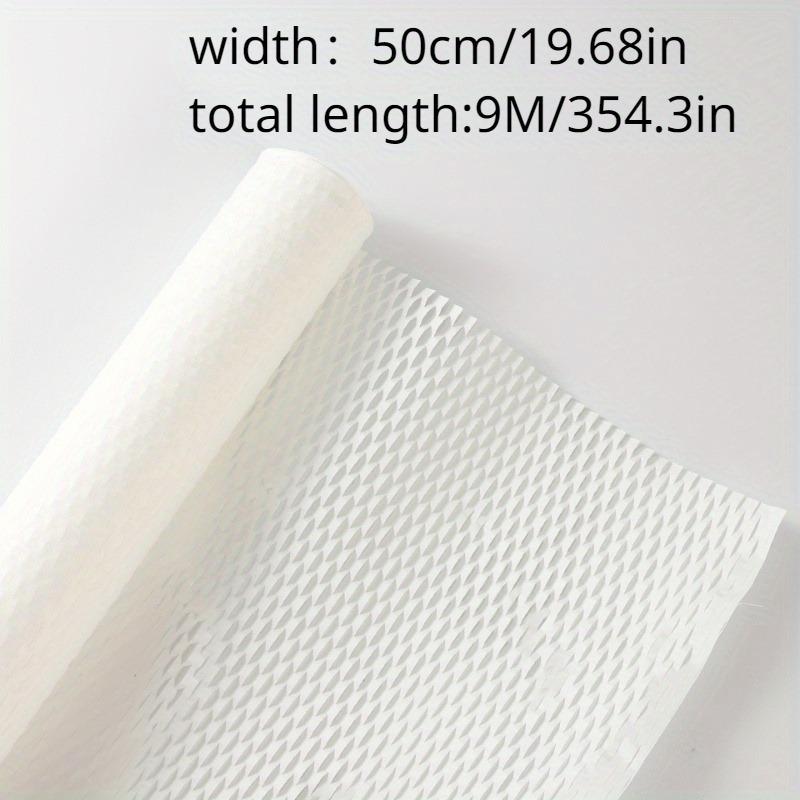 1 Rotolo, Carta a Nido d'Ape Materiale per Imballaggio Regali Imbottitura Anti-collisione Rivestimento a Griglia a Nido d'Ape Carta da Incarto per Fiori