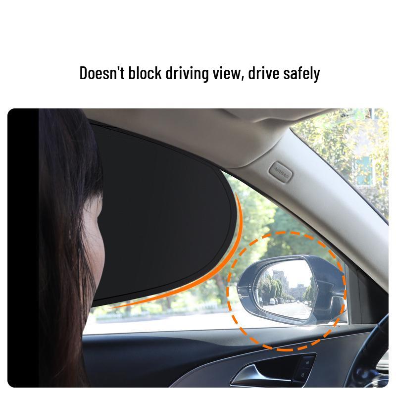 Static Adsorption Car Window Sunshade Curtain for Privacy and Sun Protection