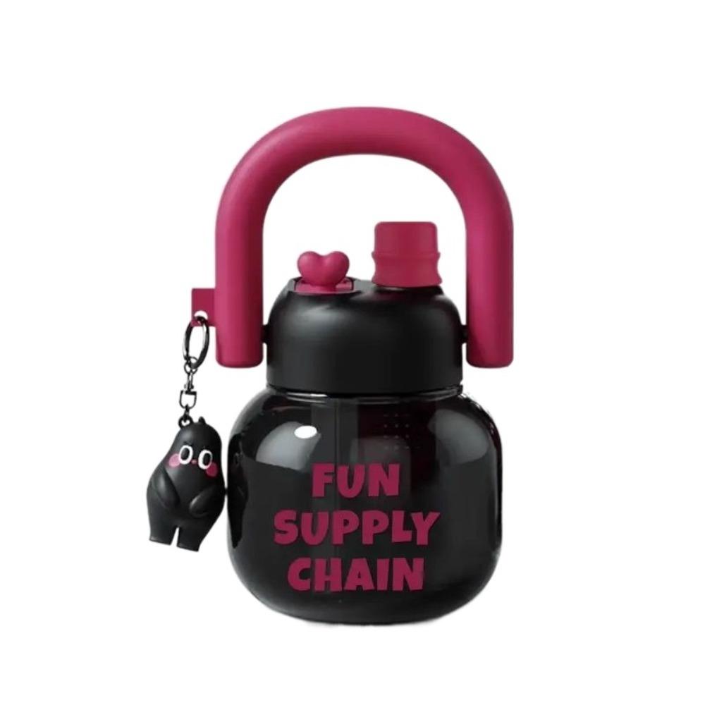 800ml Portable Drink Bottle Leakproof Cartoon Plastic Cup Milk Cup Water Mug  Coffee Cups