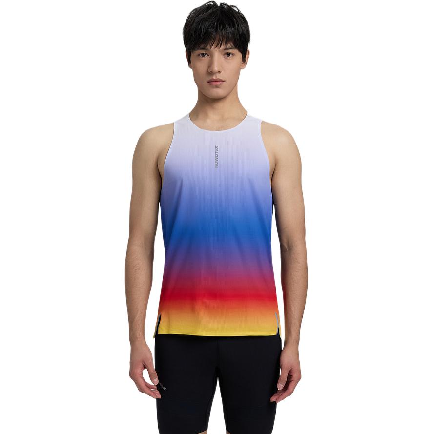 Salomon Falcon Fly Мужская легкая дышащая быстросохнущая жилетка для бега на открытом воздухе C29265 M