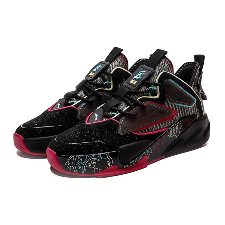 New ANTA G6 Klay Thompson Low Top Casual 'Black Red' 112118086-4