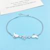 S925 Sterling Silver Small Fish Bracelet for Women - Elegant, Fashionable Design, Cool and Versatile Hand Jewelry