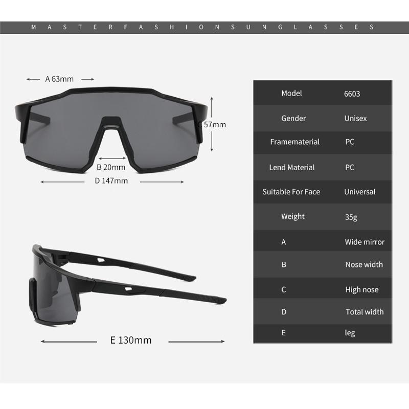 Cycling Glasses For Women Outdoor Sports Sunglasses For Men High-end Windproof Sand Climbing Goggles 6603