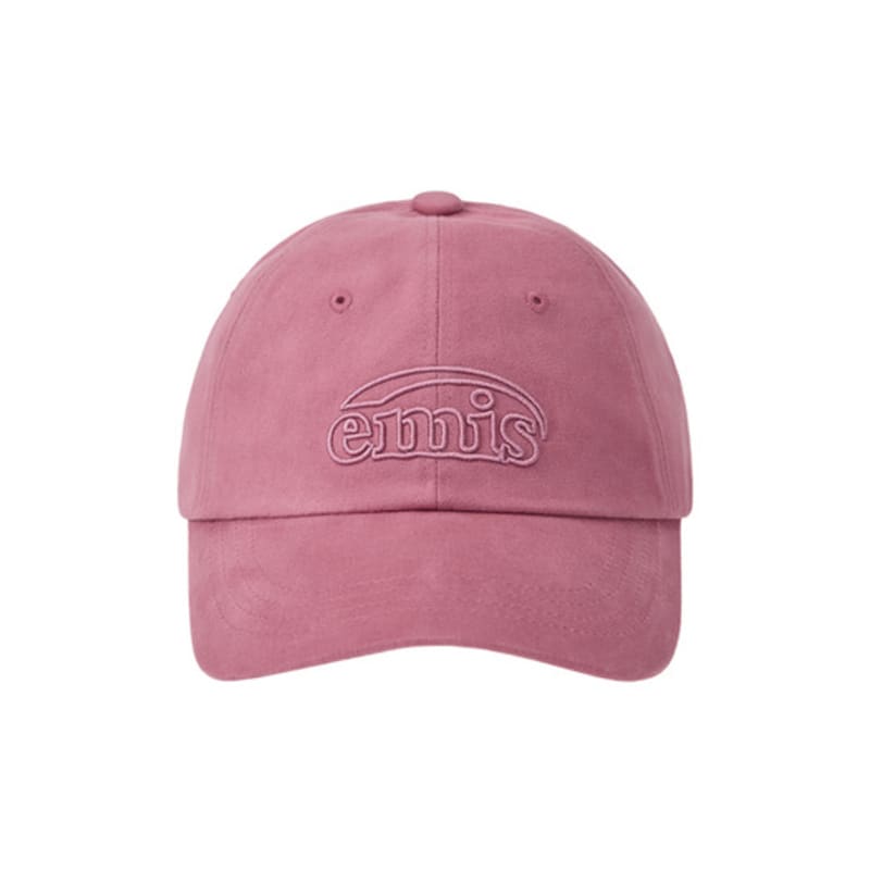 

EMIS COTTON BRUSHED BALL CAP-PINK PINK