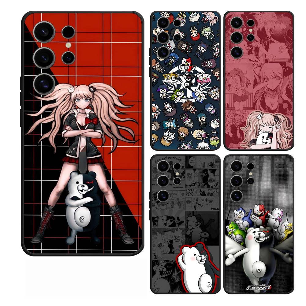 Danganronpa Junko Enoshima Monokuma Case For Samsung Galaxy Case S25 S23 S22 S21 S30 S20 S10 Ultra Plus FE TPU Soft Cover