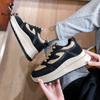 Women's Casual Shoes  New Spring and Summer Single Shoes Women's Low Top Sneakers Women's Front Lace Flat Heel Women's Shoes