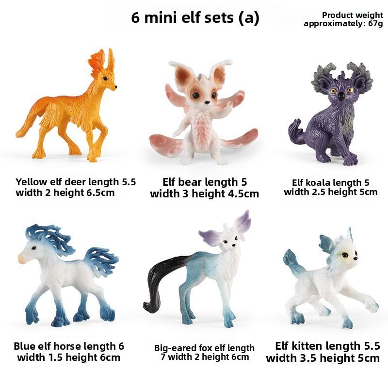 Dinosaur Creature Mini Figures Model Toy Set With Realistic Design For Play Kids