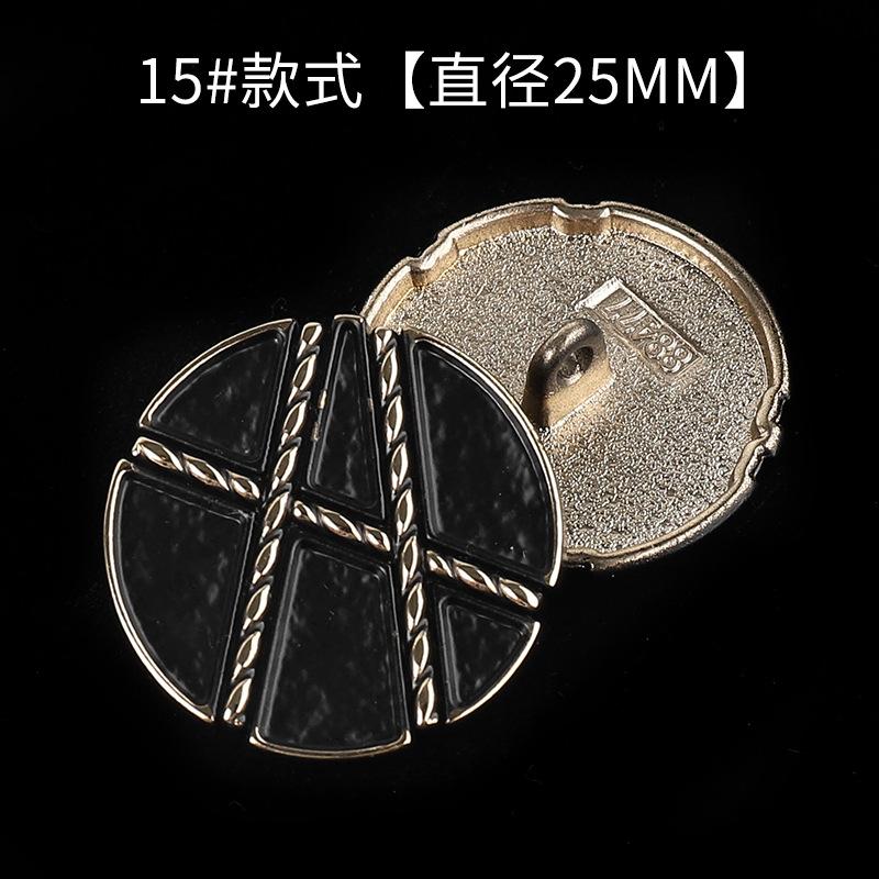 Metallknöpfe Perle Vielseitige Knöpfe Damenmantelknöpfe Pullover Jacke Kleid Dekorative Knöpfe