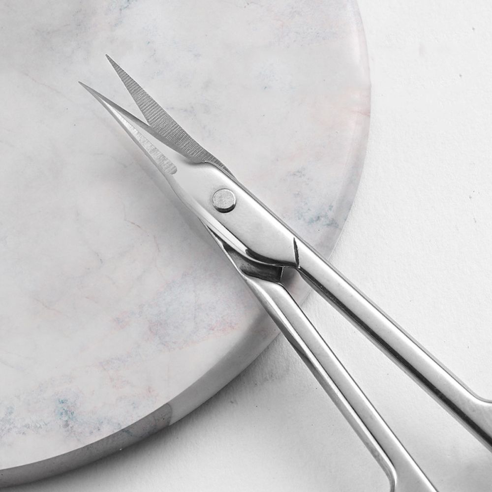 Forbici Manicure Professionali Forbici A Punta Curva Strumenti Per Unghie Da Salone Rimuovi Pelle Tagliaunghie Acquista In Modo Economico - Spedizione Gratuita, Recensioni Reali Con Foto - Foto 5