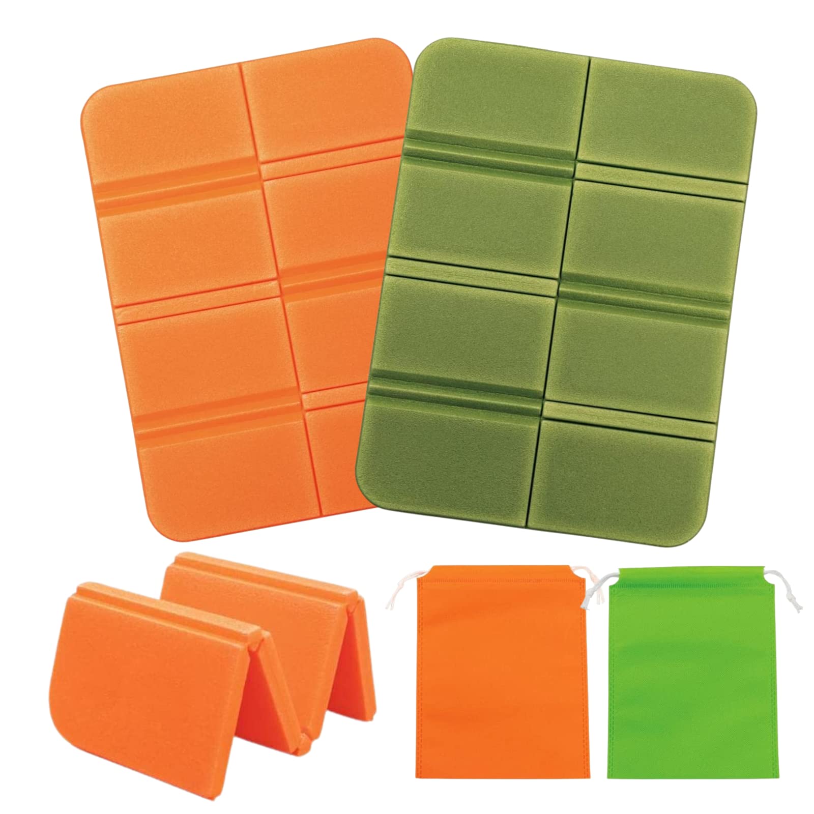 

Comolife Sauna Mat Portable Cushion Sauna Sauna Sauna Foldable Leisure Cherry Blossom Sports Watching Bag Orange Green 2-Color Set, Water-Repellent,