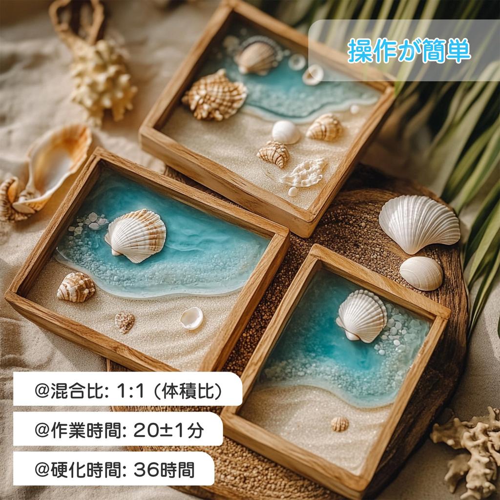 ProKKUV Epoxy Resin, Two-Part, Large Capacity, Slow-Cure, Highly Transparent, Resistant to Yellowing, Natural Cure, Two-Part Wood Resin, Coating Resin