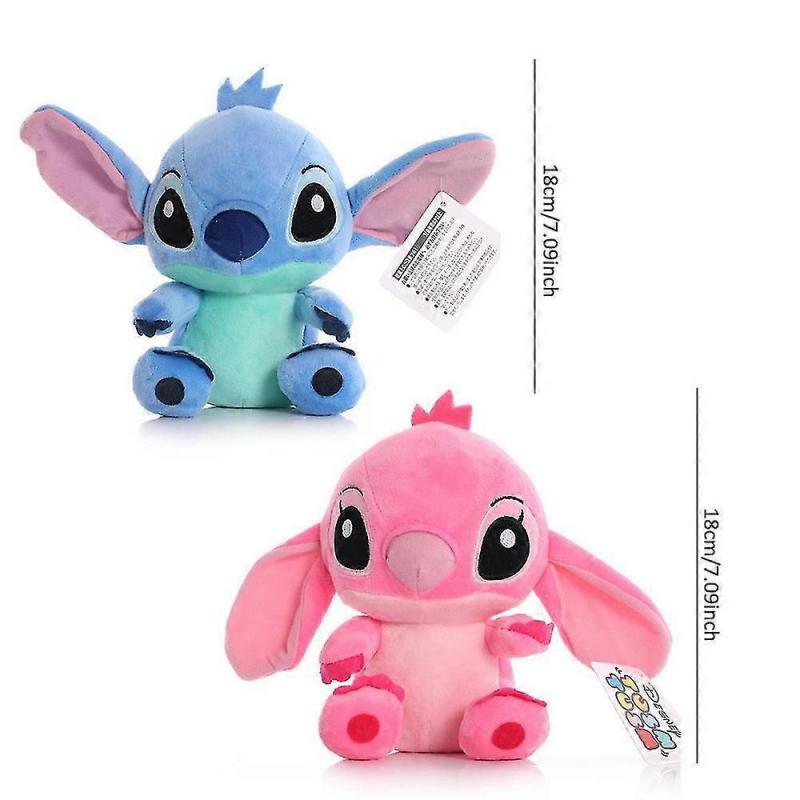 Lilo & Stitch Plushie Toy 18cm Cute Cartoon Plush Doll Soft Stuffed Figures Toys Kids Gifts