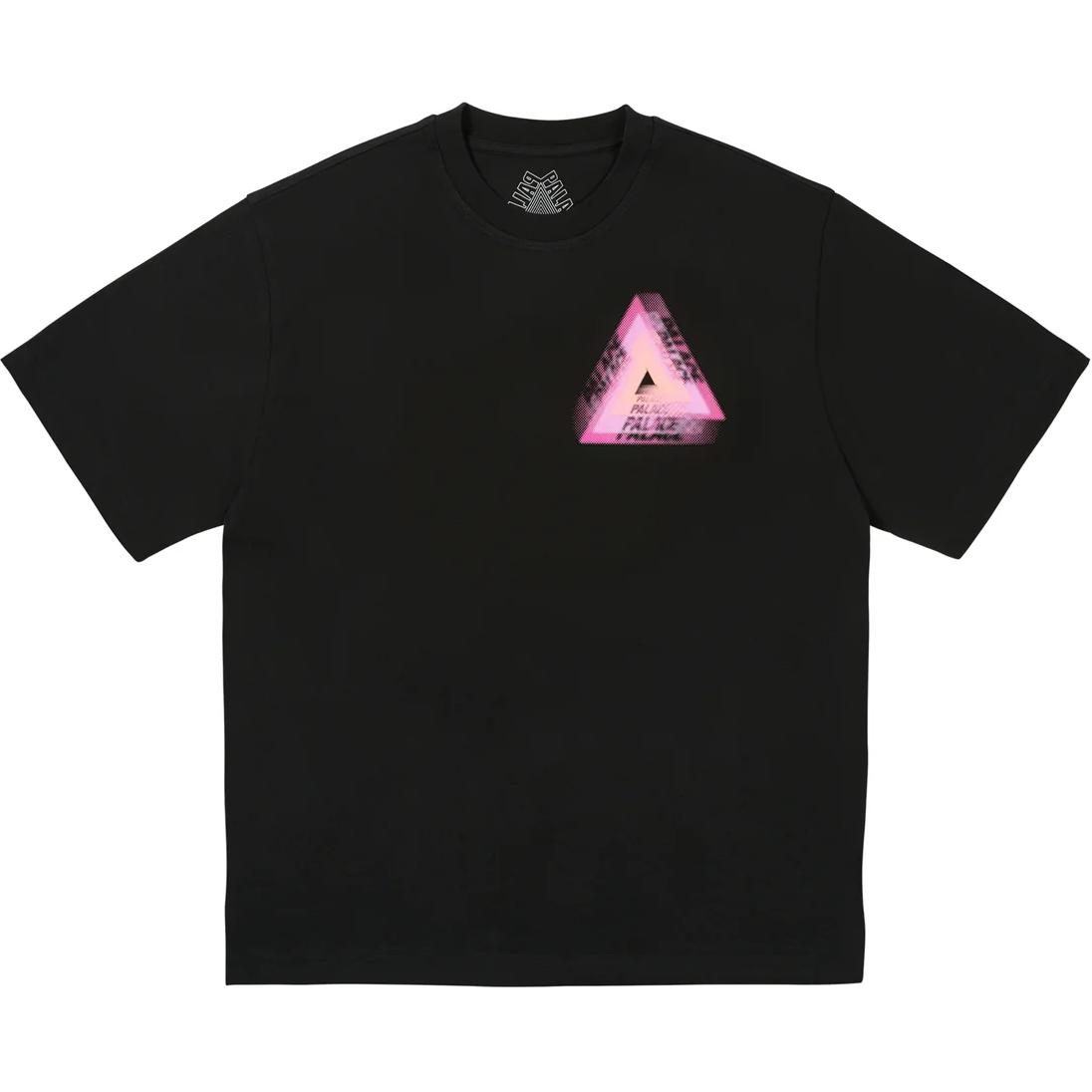 

Palace Футболка с трехцветным принтом, черная, унисекс, топы P27TS298 2XL