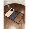 High-grade Electroplated Dark Purple Pigment Leather Is Suitable for Huawei Matex Mobile Phone Case, New Folding Screen MATE X Collector's Edition