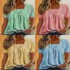 Plant Flowers Print T Shirt With Polyester Spandex For Casual Wear