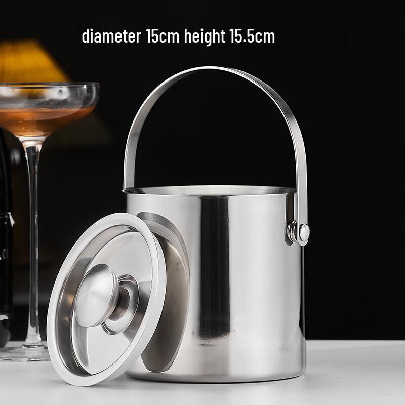 

Shangqi Double-Layer Insulated Stainless Steel Ice Bucket