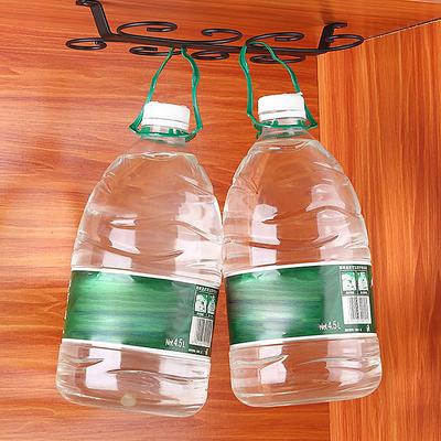 4/8/12 Tassen Metall Weinglasständer Halter Stielgläser Hängend Unter Schrank Stielglashalter Aufbewahrung Bar Küche Glas Weinkelch Regal
