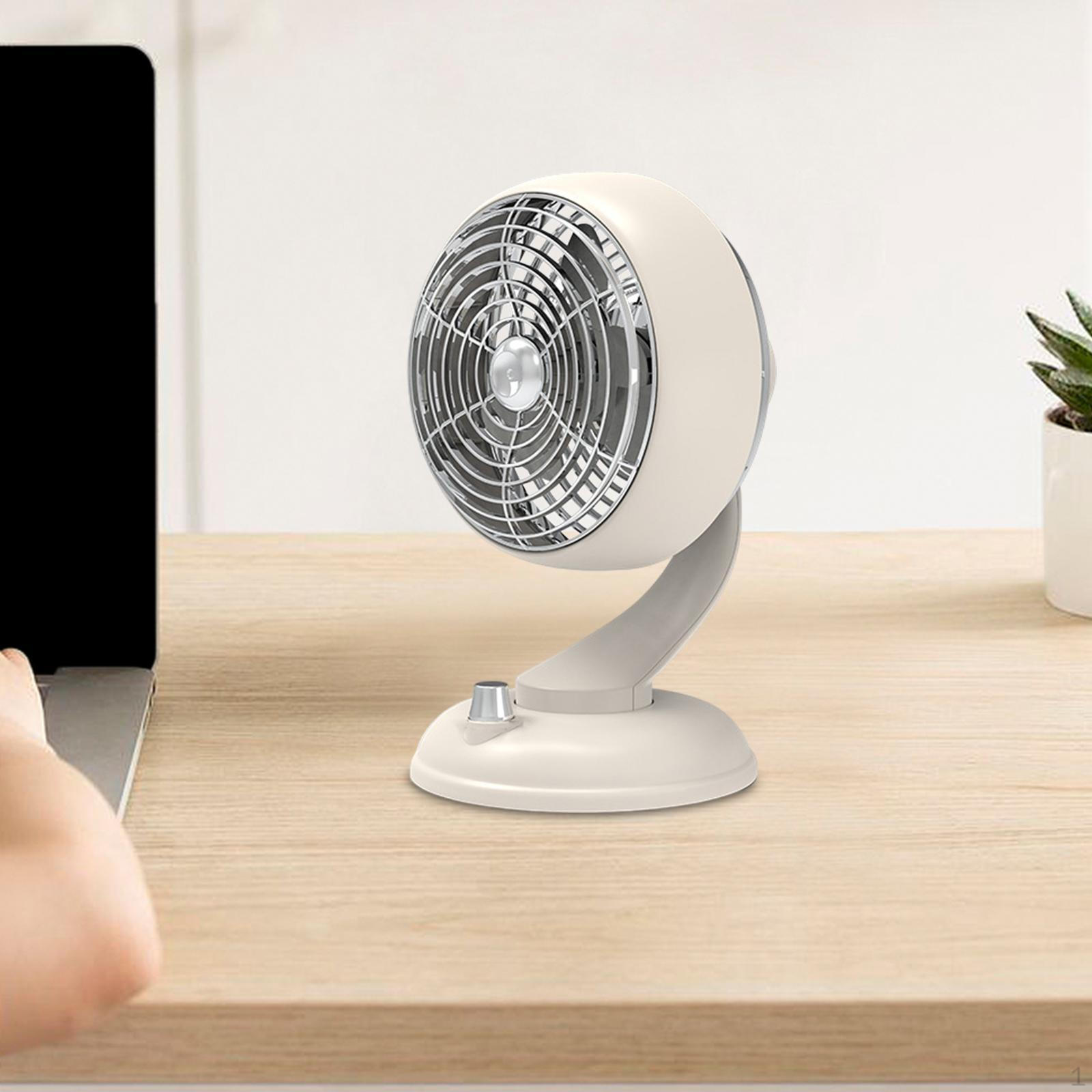 

Air Circulator Fan Desk Desktop Table for Kitchen Travel Whole Room Outdoor белый