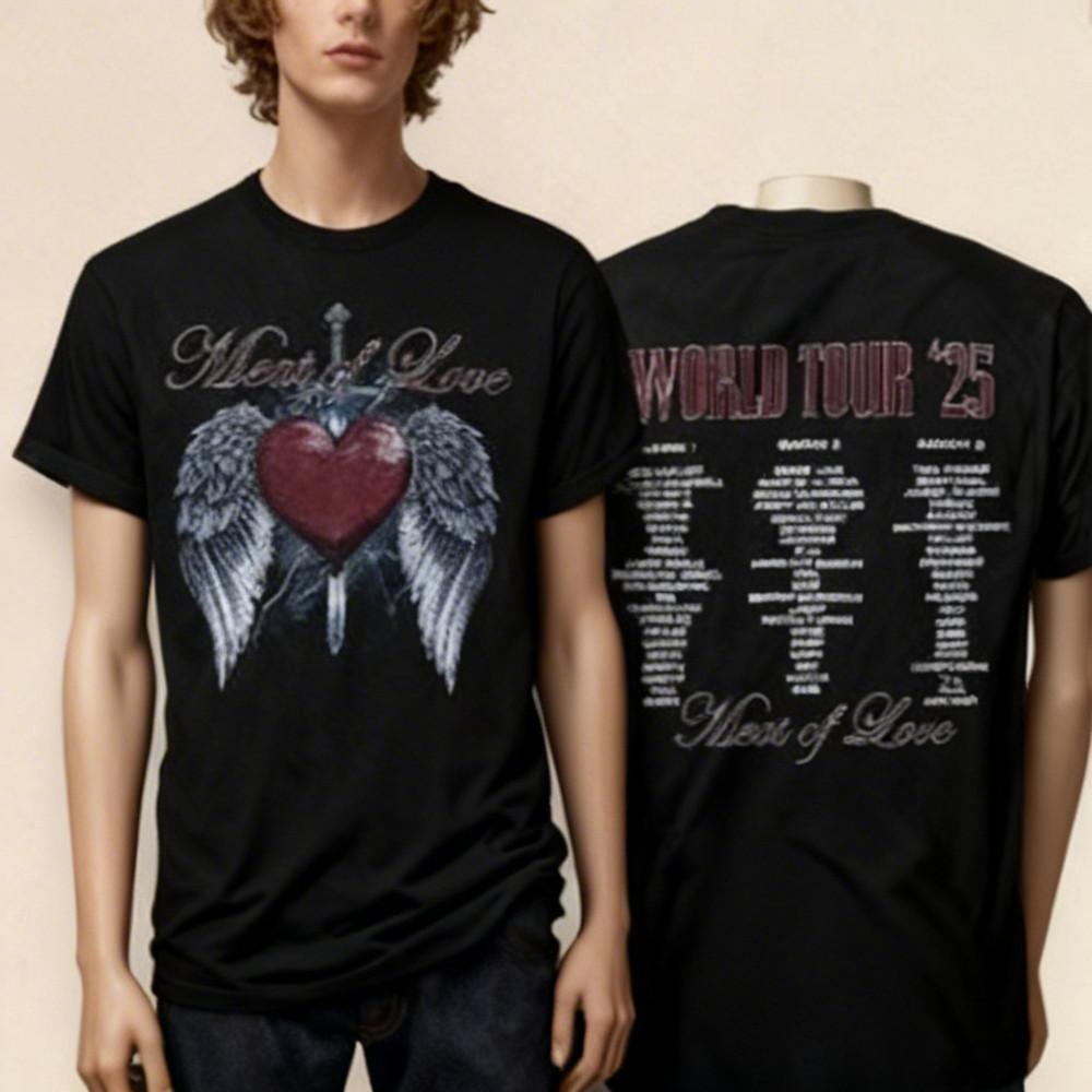 

Meat of Love Vintage Tour 2025 Merch TShirt NWT Unisex T-Shirt M
