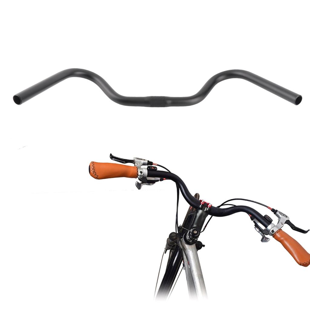 Vintage Classic Handles, Aluminum Alloy Bike Handlebar for Mountain Road Cycle, 54cm Length, 25.4mm Clamp Diameter