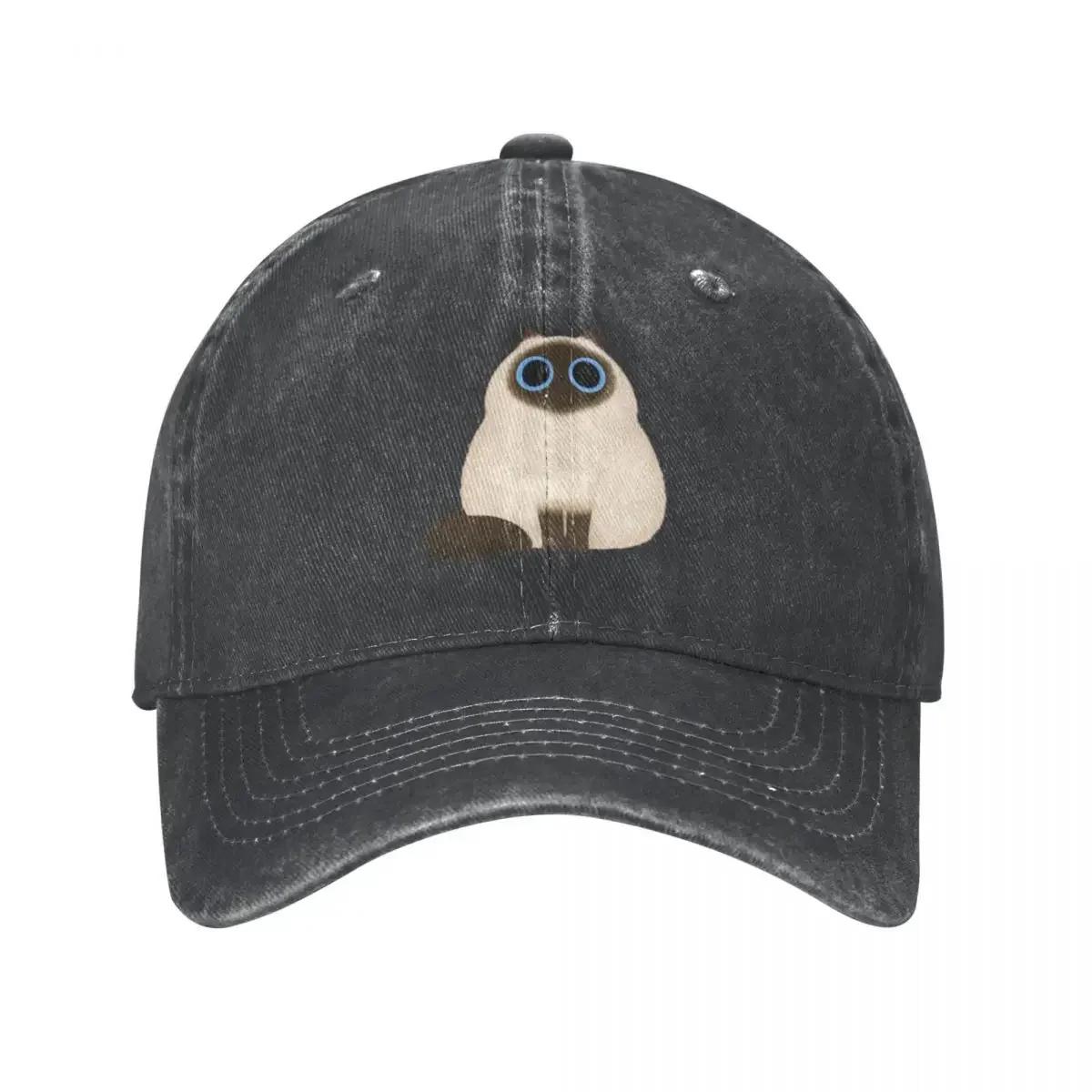 

Бейсболки для гималайской кошки, модные джинсовые шляпы с эффектом стирки, регулируемая кепка для улицы, спортивная бейсболка, ковбойская шляпа