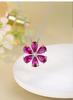 Silver Jewelry Maker Direct Sales 925 Sterling Silver Water Drop Petal Pendant Sweater Chain  Flower Necklace for Women