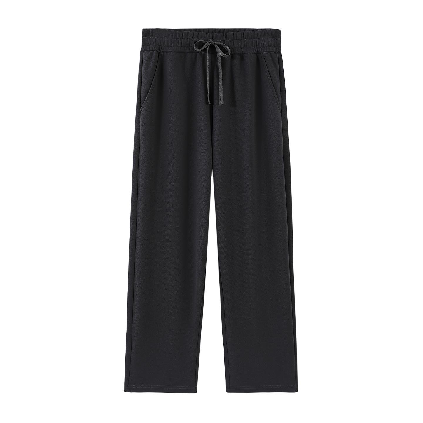 Men s Winter Velvet Loose Casual Straight Leg Sweatpants XXXL