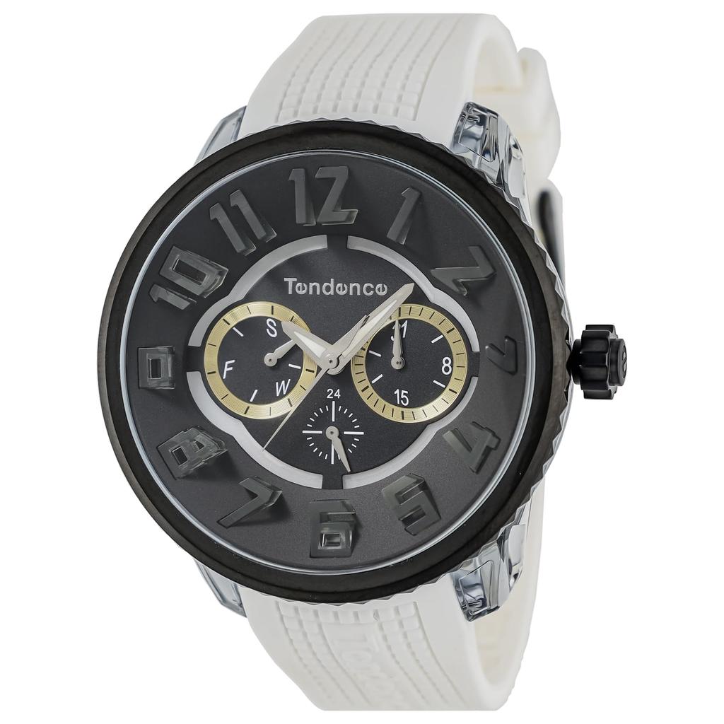 Watch Tendence FLASH Quartz 10 ATM Water Resistant Mineral Glass Black Dial Nylon TENDENCE Men's TY562001-WH-AM