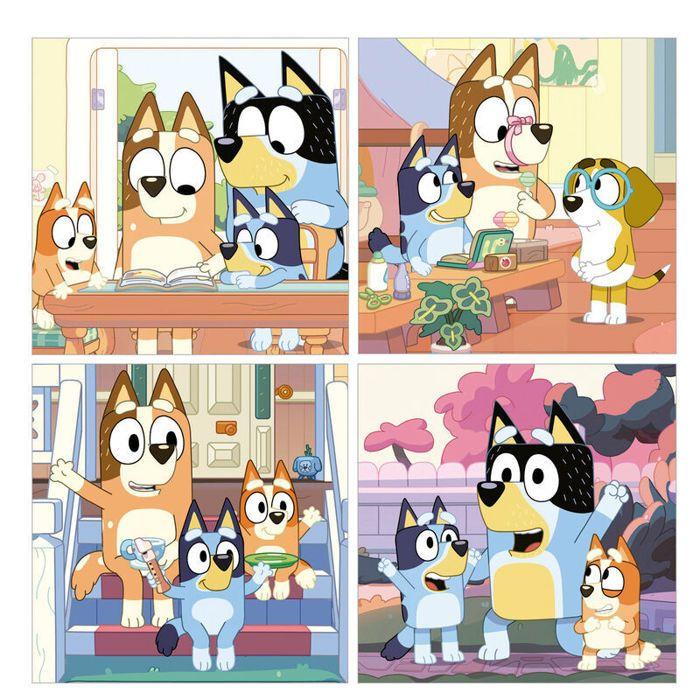 Puzzle - Educa Borras - Bluey - 500 Pieces - Multicolor - for Children from 3 Years