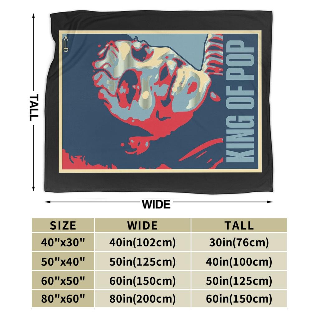 King of Pop Michael Jackson Blankets Flannel Winter Multi-function Warm Throw Blanket for Home Travel Bedding Throws