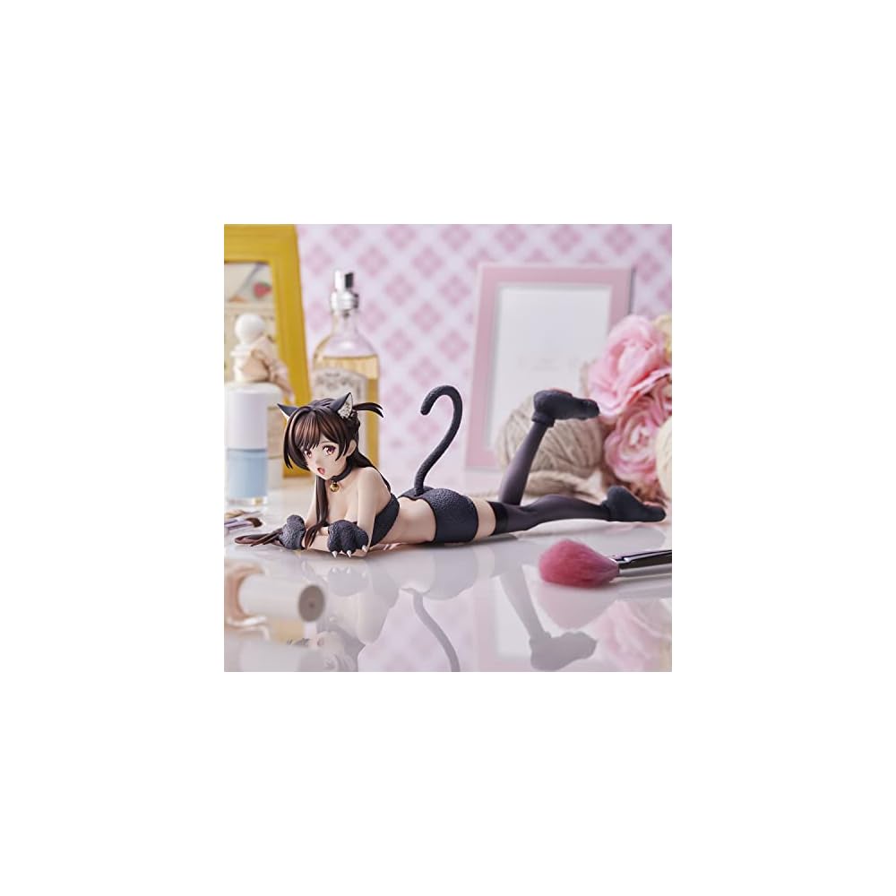 "Chizuru Mizuhara Cat Costume Figure Non-Scale Painted PVC ABS Collectible Toy"
