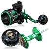 Line Counter Trolling Fishing Round Baitcasting Reel Graphite Body Large Capacity 6+1 BBS Drum Reel