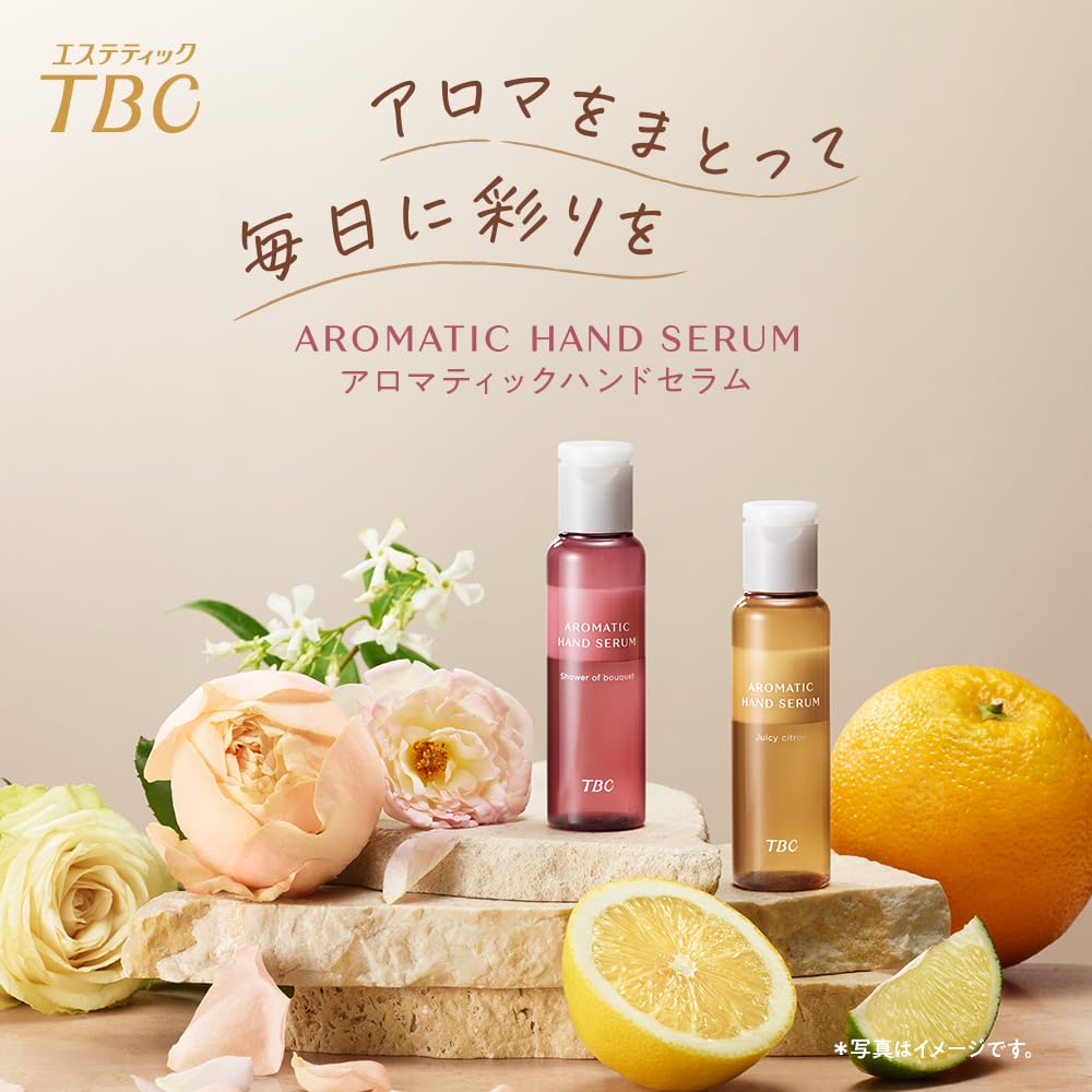 TBC Aromatic Hand Juicy Citron Hand Nail Gift for Women Serum, 28ml, Scent, Non-sticky, Care, Care, Compact,