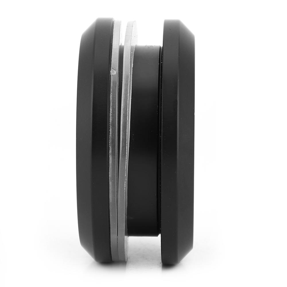 Black Aluminum Alloy Round Glass Sliding Door Handle Furniture Pulls Cabinet Knob