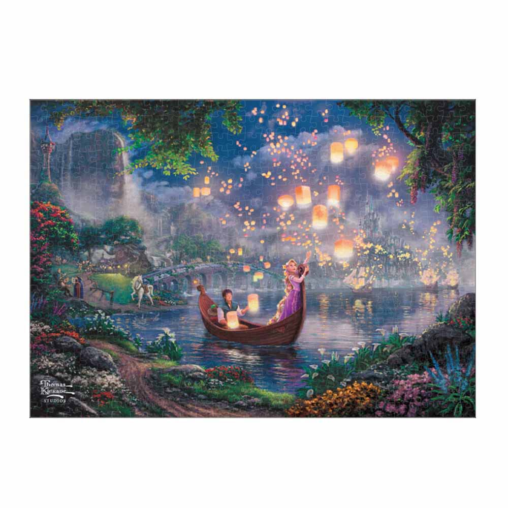 Tenyo in Jigsaw Puzzle Disney Thomas Kinkade Tangled Special Art Includes and Service Card (Tenyo) [Made Japan] 500-Piece (35x49cm) D500-630