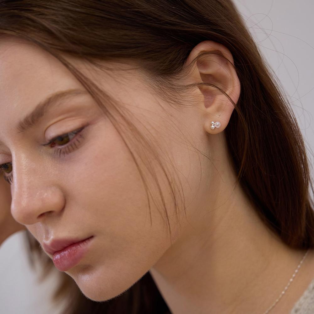 Paigeflynn [Silver 925] Bubble Dew Earrings